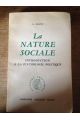 La nature sociale. Introduction à la psychologie politique.