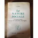 La nature sociale. Introduction à la psychologie politique.