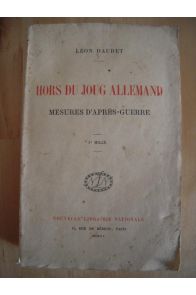 Hors du joug allemand, mesures d'après-guerre