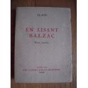 En lisant Balzac