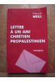 Lettre à un ami chrétien propalestinien