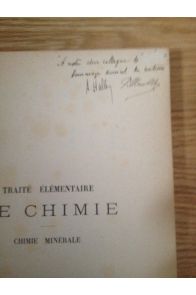 Traité élémentaire de chimie