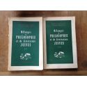 mélanges de philosophie et de littérature juives Tomes 1-2 et 3-4-5 (Deux volumes) 
