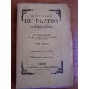 Oeuvres complètes de Platon Dialogues socratiques tome premier