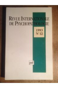 REVUE INTERNATIONALE DE PSYCHOPATHOLOGIE NUMERO 12 Silences et inconscient