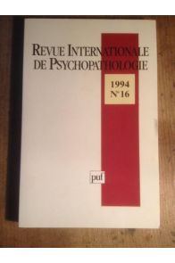REVUE INTERNATIONALE DE PSYCHOPATHOLOGIE NUMERO16 1994