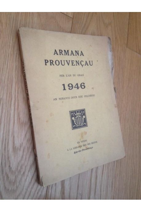 Armana Prouvençau per l'an per graci 1946, an nonante dous dou Felibrige 