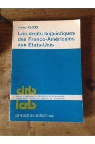 Les droits linguistiques des Franco-Américains aux Etats Unis