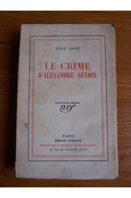Le crime d'Alexandre Lenoir