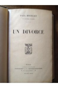 Un divorce Edition Originale, Tirage de tête 