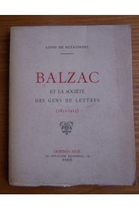 Balzac et la Société des Gens de Lettres