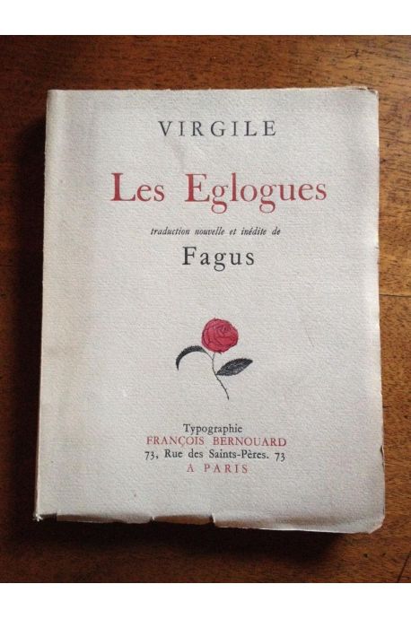 Les Eglogues traduction nouvelle et inédite par Fagus