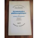 Grammaire philosophique