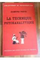 La technique psychanlytique