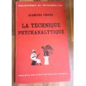 La technique psychanalytique