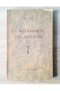 La répression des menaces