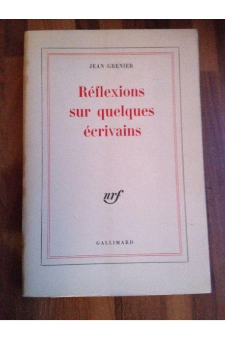 Reflexions sur quelques Écrivains