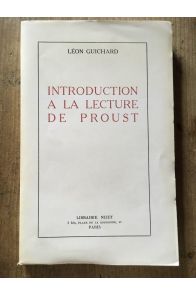 Introduction à la lecture de Proust