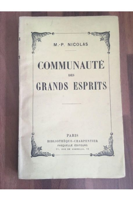 Communauté des grands esprits