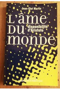 L'Ame du monde : Disponibilité d'Aristote