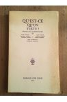 Qu'est-ce qu'un texte ? Eléments pour un herméneutique