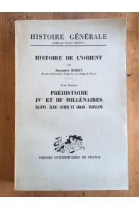 Histoire de l'orient Tome 1