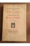 Poésies de François de Malherbe, publiées par Lucien Dubech