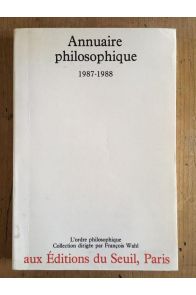Annuaire philosophique 1987-1988