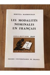 Les modalités nominales en français