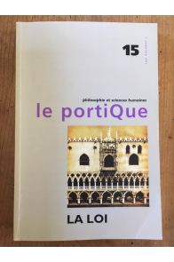 Revue Le Portique, Numéro 15 : La loi