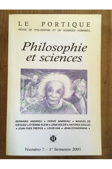 Revue Le portique numéro 7, Philosophie et sciences