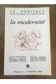 revue Le Portique numéro 1, Le modernité