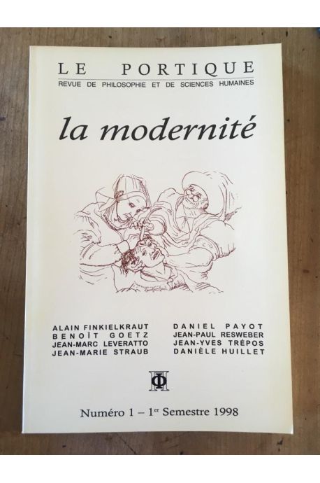 revue Le Portique numéro 1, Le modernité