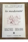 Revue Le Portique numéro 1, La modernité