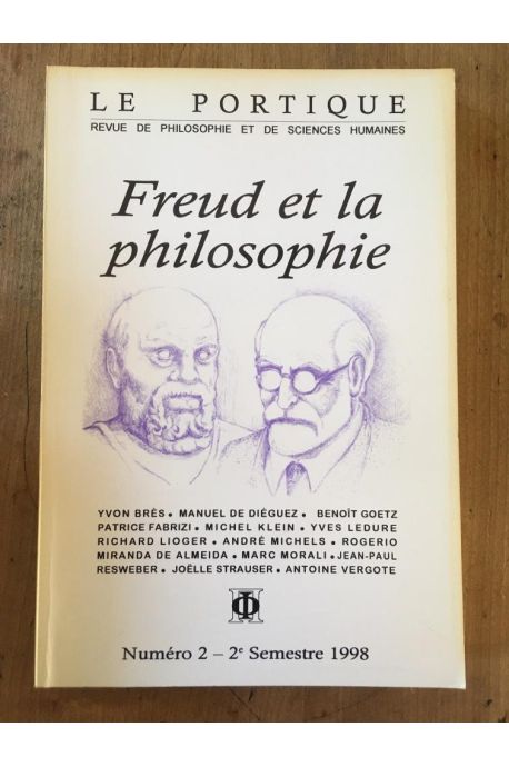 Revue Le portique numéro 2, Freud et la philosophie