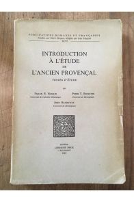 Introduction à l'étude de l'ancien provençal, textes d'étude