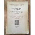 Introduction à l'étude de l'ancien provençal, textes d'étude