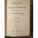 Parerga et Paralipomena, Kleine Philosophische Schriften