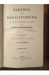 Parerga et Paralipomena, Kleine Philosophische Schriften