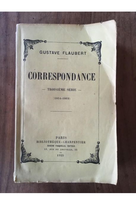 Corrspondance Troisième Série (1854-1869)
