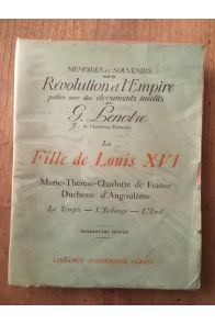 La fille de Louis XVI