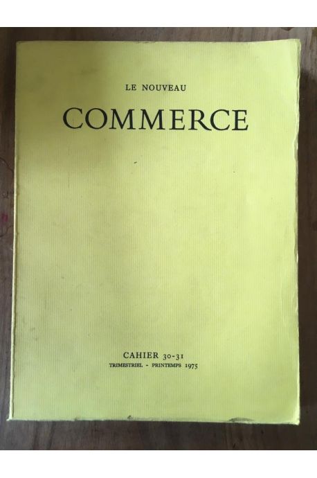 Nouveau commerce Cahier 30-31