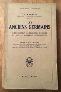 Les anciens Germains, introduction à l'étude des langues et des civilisations germaniques