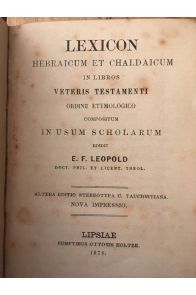 Lexicon Hebraicum et Chaldaicum in libros veteris Testamenti