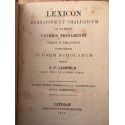 Lexicon Hebraicum et Chaldaicum in libros veteris Testamenti