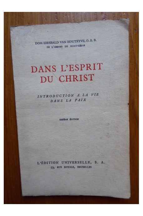 Dans l'esprit du Christ