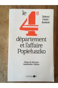 Le quatrième département et l'affaire Popiełuszko