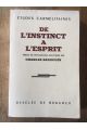 De l'instinct à l'Esprit, Précis de psychologie analytique