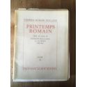 Printemps romain. Choix de lettres de Romain Rolland à sa mère (1889-1890)