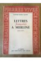 Lettres françaises à Merline 1919-1922